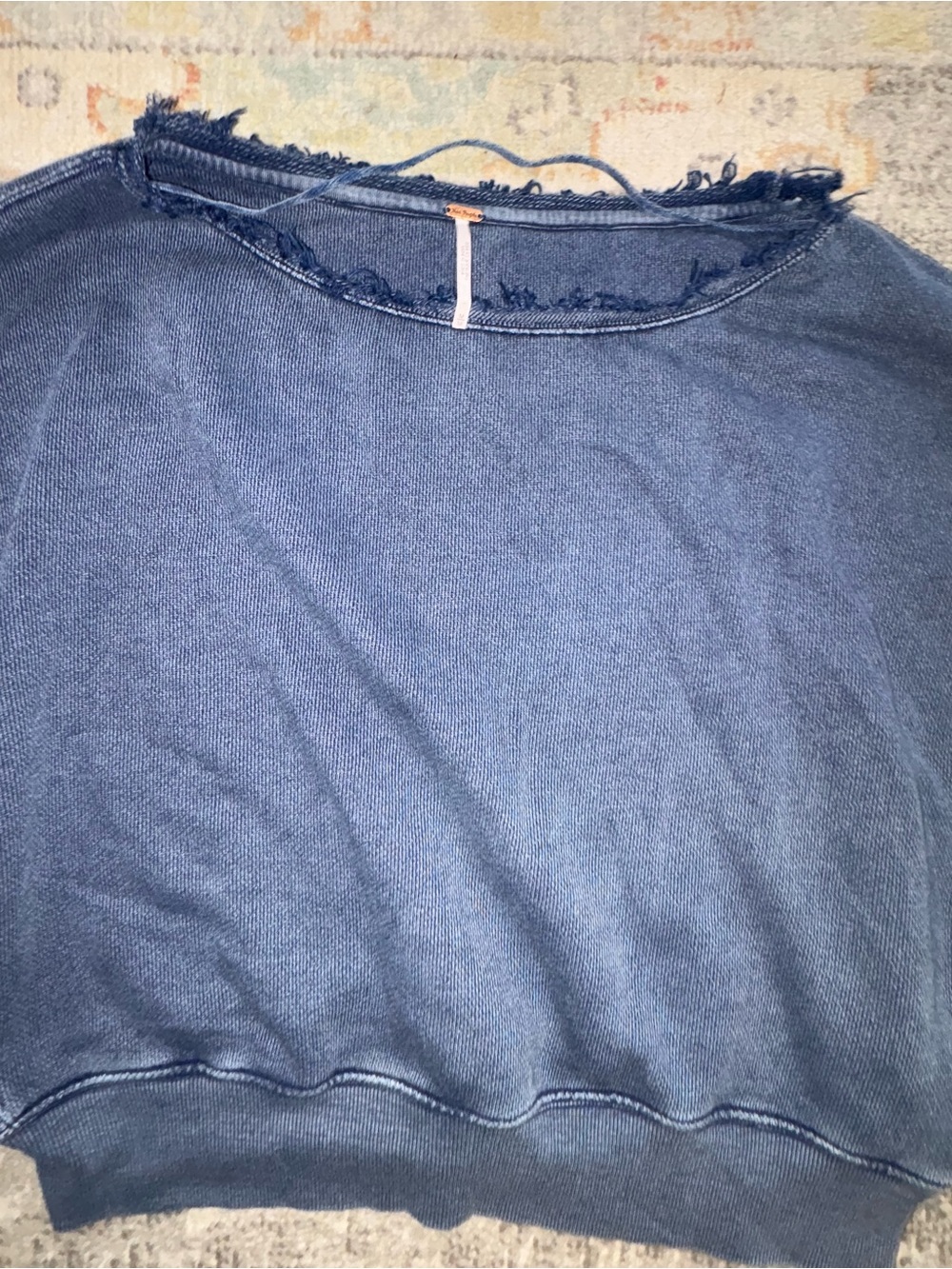 Free People wide neck sweatshirt medium